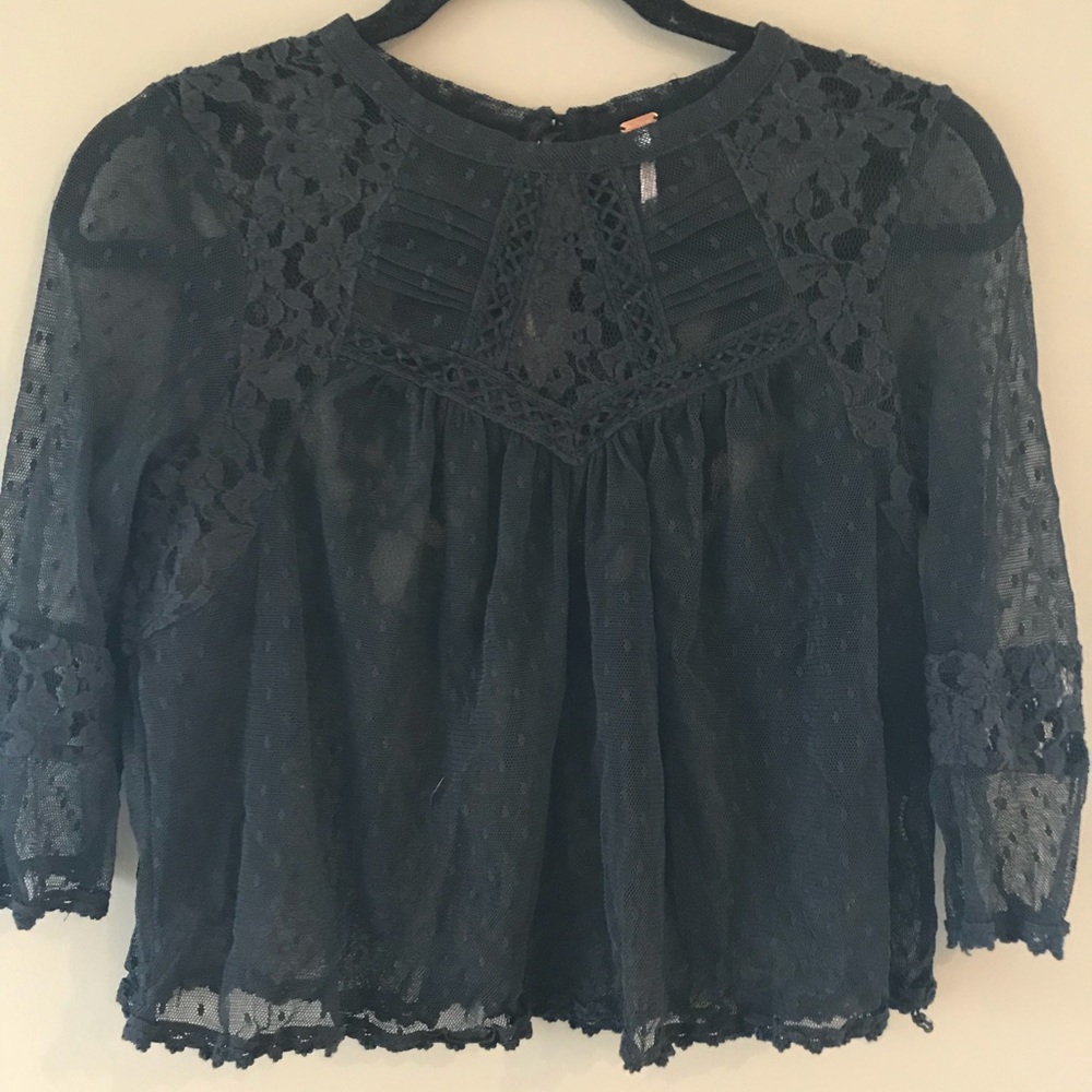 Free People sheer top
